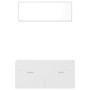 Juego de muebles de baño 2 pzas madera contrachapada blanco de vidaXL, Muebles de baño - Ref: Foro24-804809, Precio: 68,99 €,...