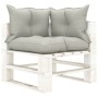 Garden pallet furniture set 6 pieces wood with taupe cushions by vidaXL, Garden sets - Ref: Foro24-3052407, Price: 602,99 €, ...