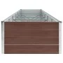 Arriate de jardín de acero galvanizado marrón 480x80x45 cm de vidaXL, Maceteros y jardineras - Ref: Foro24-47066, Precio: 88,...