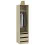 Sonoma oak plywood drawer cabinet 50x50x200 cm by vidaXL, Wardrobes - Ref: Foro24-800615, Price: 145,58 €, Discount: %