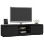 TV stand made of black plywood wood, 140x40x35.5 cm by vidaXL, TV Furniture - Ref: Foro24-800649, Price: 93,50 €, Discount: %