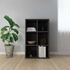 Black engineered wood shelving/sideboard 66x30x98 cm by vidaXL, Bookcases and shelves - Ref: Foro24-800343, Price: 59,92 €, D...