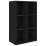 Estantería/Aparador madera de ingeniería negro 66x30x98 cm de vidaXL, Librerías y estanterías - Ref: Foro24-800343, Precio: 5...