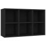 Estantería/Aparador madera de ingeniería negro 66x30x98 cm de vidaXL, Librerías y estanterías - Ref: Foro24-800343, Precio: 5...