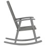 Rocking chair with solid gray acacia wood cushions by vidaXL, Garden chairs - Ref: Foro24-3064219, Price: 201,99 €, Discount: %