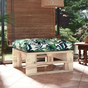 Garden ottoman made of impregnated pine wood pallets by vidaXL, Modular outdoor sofas - Ref: Foro24-3066468, Price: 56,88 €, ...