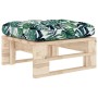 Garden ottoman made of impregnated pine wood pallets by vidaXL, Modular outdoor sofas - Ref: Foro24-3066468, Price: 56,88 €, ...