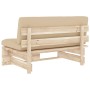 Central sofa made of pallets for impregnated pine wood garden by vidaXL, Modular outdoor sofas - Ref: Foro24-3066532, Price: ...