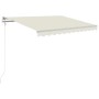 Toldo automático con LED sensor de viento color crema 300x250cm de vidaXL, Toldos - Ref: Foro24-3068872, Precio: 448,90 €, De...