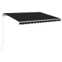 Toldo manual retráctil con LED antracita 300x250 cm de vidaXL, Toldos - Ref: Foro24-3068864, Precio: 268,27 €, Descuento: %