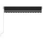 Toldo manual retráctil con LED antracita 300x250 cm de vidaXL, Toldos - Ref: Foro24-3068864, Precio: 268,27 €, Descuento: %