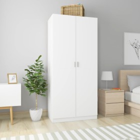 White plywood cabinet 90x52x200cm by vidaXL, Wardrobes - Ref: Foro24-800630, Price: 213,08 €, Discount: %