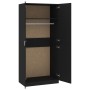 Schwarzer Sperrholzschrank 90x52x200 cm von vidaXL, Kleiderschränke - Ref: Foro24-800631, Preis: 195,43 €, Rabatt: %