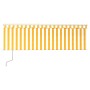 Toldo automático con persiana LED sensor viento amarillo 4x3 m de vidaXL, Toldos - Ref: Foro24-3069313, Precio: 650,64 €, Des...