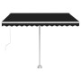 Manual retractable awning with anthracite LED light 300x250 cm by vidaXL, Awnings - Ref: Foro24-3069504, Price: 378,37 €, Dis...