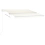 Toldo automático con LED sensor de viento color crema 300x250cm de vidaXL, Toldos - Ref: Foro24-3069512, Precio: 551,25 €, De...