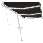 Toldo automático LED sensor de viento gris antracita 600x300 cm de vidaXL, Toldos - Ref: Foro24-3069614, Precio: 917,23 €, De...