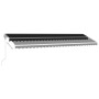 Toldo automático LED sensor de viento gris antracita 600x300 cm de vidaXL, Toldos - Ref: Foro24-3069614, Precio: 917,23 €, De...