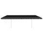 Toldo automático LED sensor de viento gris antracita 6x3 m de vidaXL, Toldos - Ref: Foro24-3070014, Precio: 921,37 €, Descuen...