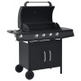 Barbacoa grill de gas 4+1 quemadores negro de vidaXL, Barbacoas - Ref: Foro24-3072535, Precio: 414,72 €, Descuento: %