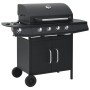 Barbacoa grill de gas 4+1 quemadores negro de vidaXL, Barbacoas - Ref: Foro24-3072535, Precio: 414,72 €, Descuento: %