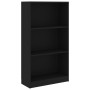 Estantería de 3 niveles madera contrachapada negra 60x24x109cm de vidaXL, Librerías y estanterías - Ref: Foro24-800865, Preci...