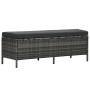 Set de muebles de jardín 3 pzas y cojines ratán sintético gris de vidaXL, Conjuntos de jardín - Ref: Foro24-48155, Precio: 72...