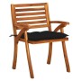 Garden chairs 8 pcs solid teak wood with cushions by vidaXL, Garden chairs - Ref: Foro24-3075223, Price: 667,34 €, Discount: %