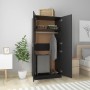 Armario de madera contrachapada negro 80x52x180 cm de vidaXL, Armarios roperos - Ref: Foro24-800622, Precio: 181,20 €, Descue...