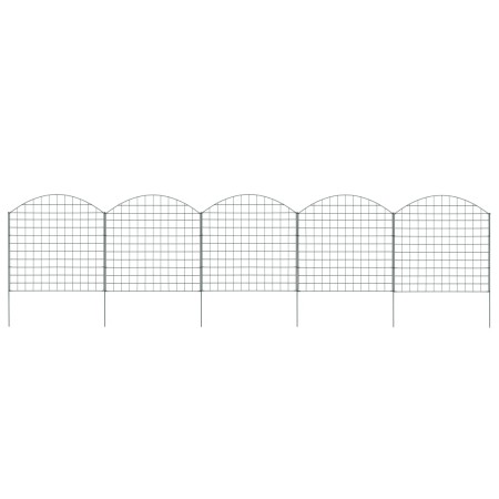 Green arched garden fence set 77.5x78.5 cm by vidaXL, fence panels - Ref: Foro24-146103, Price: 82,03 €, Discount: %