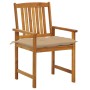 Garden chairs with cushions 8 pcs solid acacia wood by vidaXL, Garden chairs - Ref: Foro24-3078196, Price: 554,07 €, Discount: %