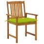 Garden chairs with cushions 8 pcs solid acacia wood by vidaXL, Garden chairs - Ref: Foro24-3078204, Price: 554,07 €, Discount: %