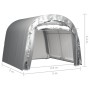 Gray steel storage tent 300x300 cm by vidaXL, Sheds - Ref: Foro24-3079586, Price: 349,68 €, Discount: %