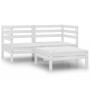 Garden furniture set 3 pieces solid white pine wood by vidaXL, Garden sets - Ref: Foro24-3082393, Price: 151,87 €, Discount: %