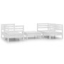 Garden furniture set 5 pieces solid white pine wood by vidaXL, Garden sets - Ref: Foro24-3082398, Price: 268,03 €, Discount: %