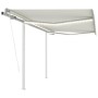 Toldo automático con LED y sensor de viento crema 3x2,5 m de vidaXL, Toldos - Ref: Foro24-3069912, Precio: 540,85 €, Descuent...