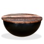 Black recycled solid wood bowl-shaped coffee table by vidaXL, Coffee table - Ref: Foro24-245259, Price: 117,30 €, Discount: %