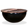 Black recycled solid wood bowl-shaped coffee table by vidaXL, Coffee table - Ref: Foro24-245259, Price: 117,30 €, Discount: %