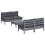 Garden furniture 5 pieces with anthracite pine wood cushions by vidaXL, Garden sets - Ref: Foro24-3096006, Price: 418,99 €, D...