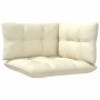 Garden furniture 6 pieces cream pine wood cushions by vidaXL, Garden sets - Ref: Foro24-3096115, Price: 554,56 €, Discount: %