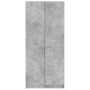 Armario de madera contrachapada gris hormigón 80x52x180 cm de vidaXL, Armarios roperos - Ref: Foro24-800625, Precio: 177,97 €...