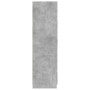 Armario de madera contrachapada gris hormigón 80x52x180 cm de vidaXL, Armarios roperos - Ref: Foro24-800625, Precio: 177,97 €...