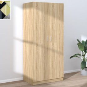 Kleiderschrank aus Sonoma-Eichensperrholz, 80 x 52 x 180 cm von vidaXL, Kleiderschränke - Ref: Foro24-800624, Preis: 143,77 €...