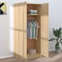 Armario de madera contrachapada roble Sonoma 80x52x180 cm de vidaXL, Armarios roperos - Ref: Foro24-800624, Precio: 143,77 €,...