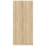 Armario de madera contrachapada roble Sonoma 80x52x180 cm de vidaXL, Armarios roperos - Ref: Foro24-800624, Precio: 143,77 €,...