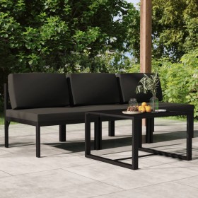 Garden furniture set 4 pieces and anthracite gray aluminum cushions by vidaXL, Garden sets - Ref: Foro24-3107784, Price: 545,...