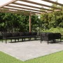 Garden furniture set 9 pieces and anthracite gray aluminum cushions by vidaXL, Garden sets - Ref: Foro24-3107823, Price: 1,00...