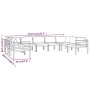 Set muebles de jardín 9 pzas y cojines aluminio gris antracita de vidaXL, Conjuntos de jardín - Ref: Foro24-3107814, Precio: ...