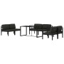 Set muebles de jardín 7 pzas y cojines aluminio gris antracita de vidaXL, Conjuntos de jardín - Ref: Foro24-3115921, Precio: ...