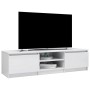 TV stand made of glossy white plywood, measuring 140x40x35.5cm. by vidaXL, TV Furniture - Ref: Foro24-800654, Price: 91,19 €,...